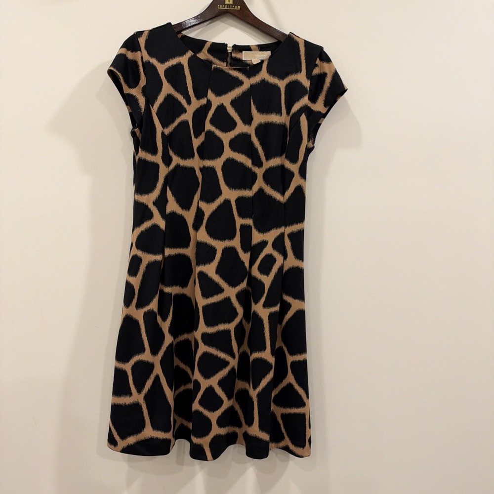 Michael Kors Giraffe Print Dress, Excellent Used Condition, Size 10